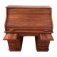 American desk with curtain and secretary