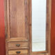 Parisian wooden wardrobe, 3 in 1, vintage 60s