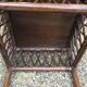 Rattan side table