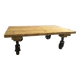 Coffee table on wheels