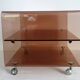 Plexiglas coffee table Michel Dumas 70s
