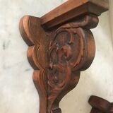 Former wooden bookends