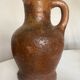Farm pitcher late 19th in terracotta folk arts XXXL