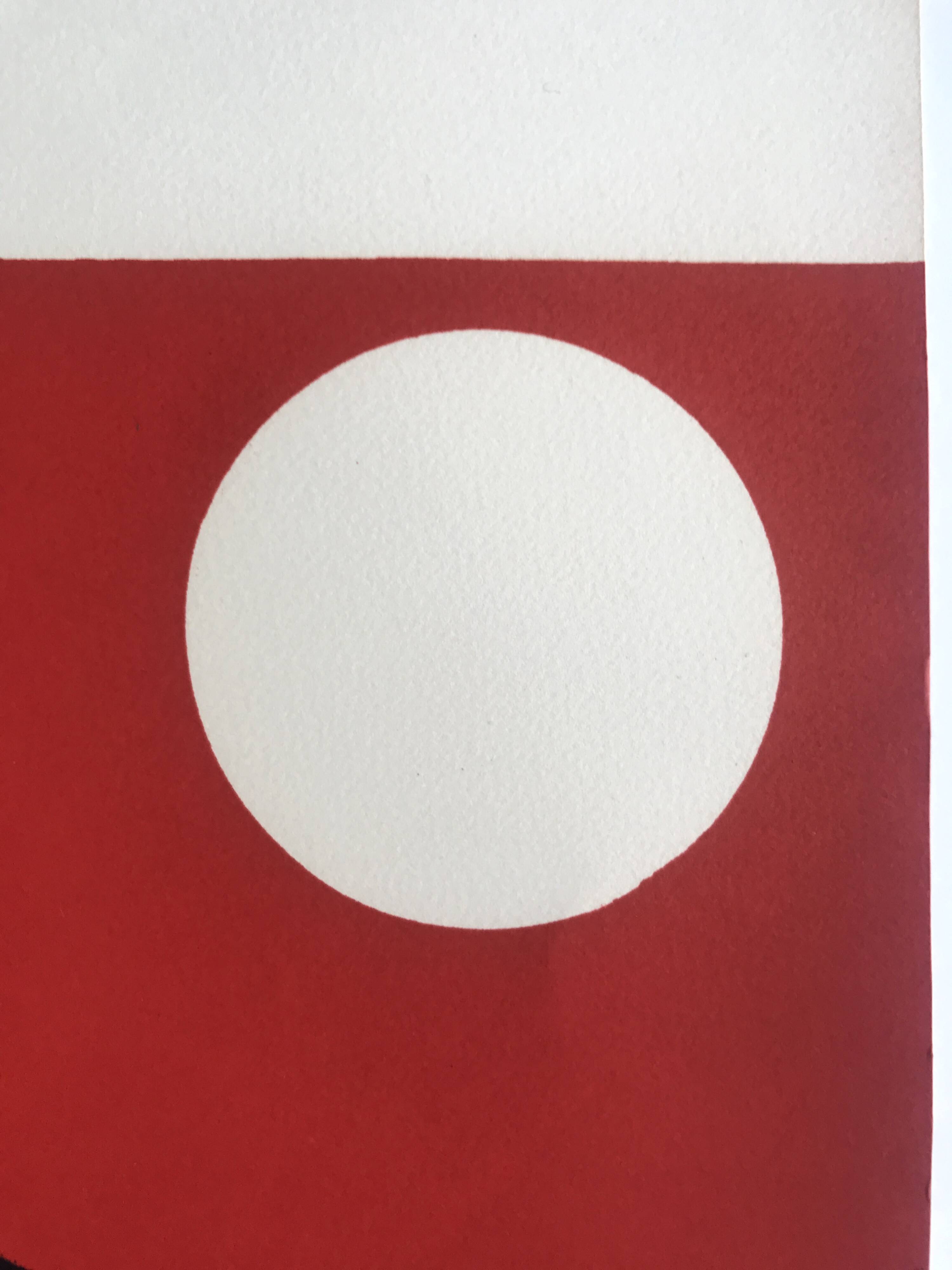 Émile GILIOLI, Untitled, c. 1970. Original lithograph signed in pencil