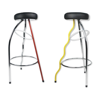 Stools "duplex" by Javier Mariscal 1981 for BD Barcelona, Spain