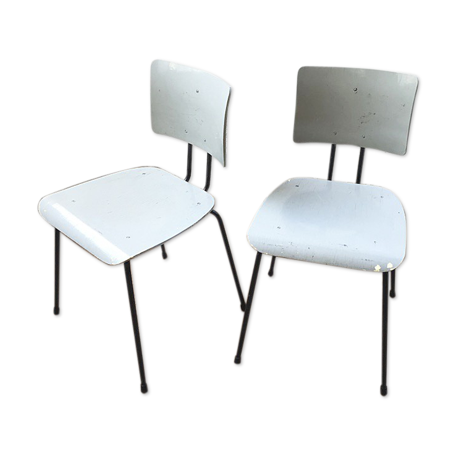 Pair of chairs by Willy Van Der Meeren