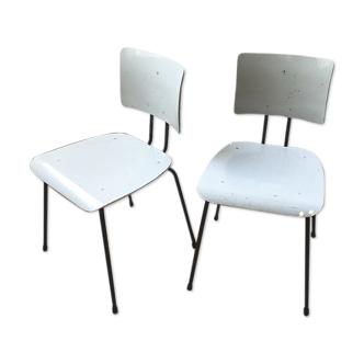 Pair of chairs by Willy Van Der Meeren