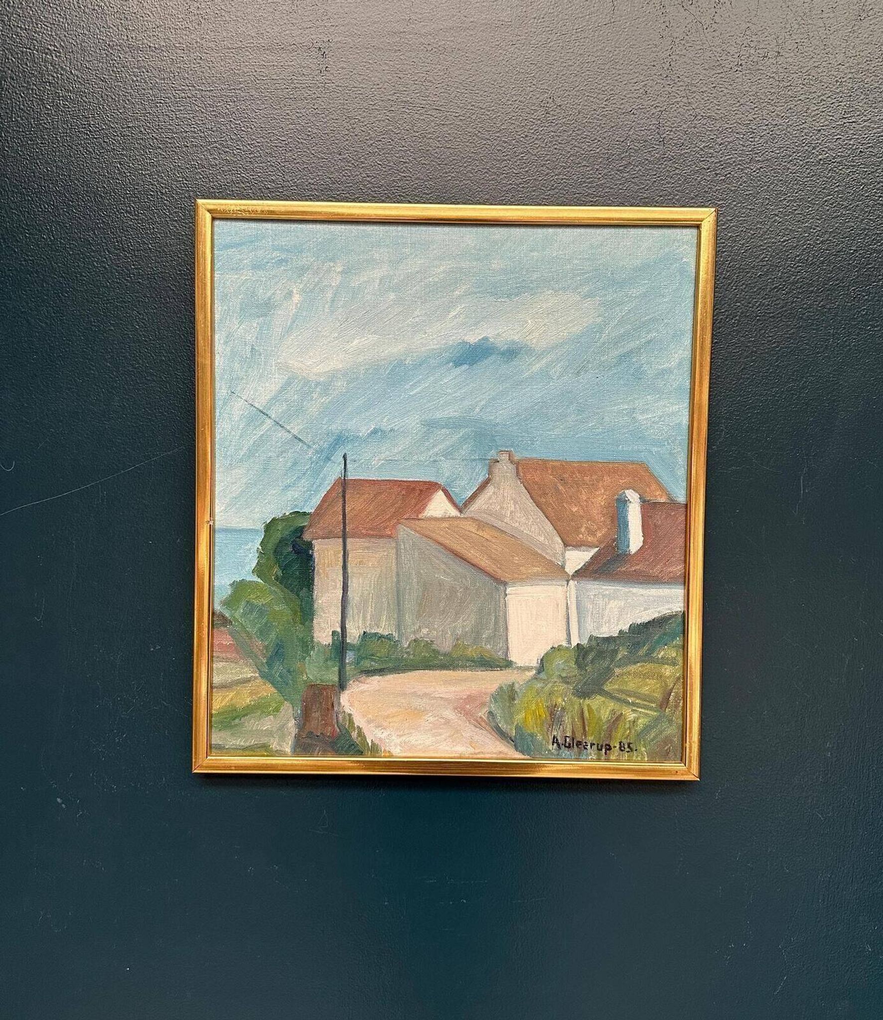 Original Swedish Oil On Canvas – Arne Gleerup (1985) – Signed
