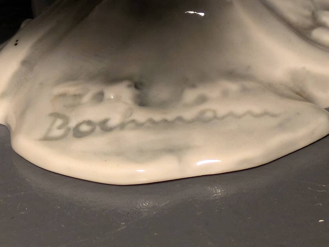 Porcelain figurine of tits by Gerhard Bochmann for AK Kaiser