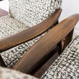 Pair of Mid-Century Modern GFM 87 Armchairs by Juliusz Kędziorek, 1960s