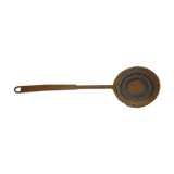Rattan basket with long handle and lid