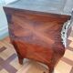 Louis XV period commode with tomb-like shape, stamped Léonard Boudin 1735-1807, 18th century
