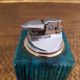 Lot of 2 table lighters. Vintage of the 60s , in albatre