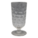 Old baccarat crystal glass with absinthe bistrot pastille decoration