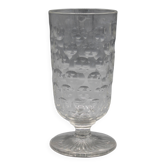 Ancien verre en cristal baccarat decor pastille bistrot absinthe