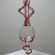 Vintage Murano Venetian Blown Glass Soliflore Vase 50-60 Filigrana/Zanfirico