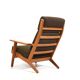 Hans J. Wegner GE-290 Highback Lounge Chair 1950s