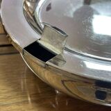 Silver metal dish warmer