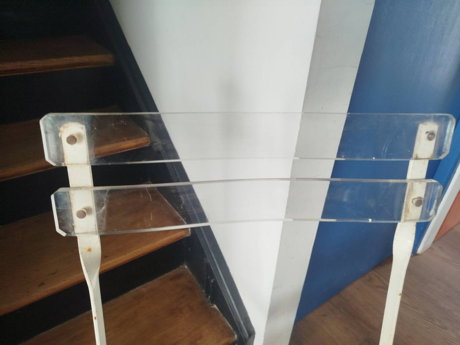 Pair of vintage folding chairs "The Invisibles" by Lebovici and Berthet