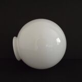 French Vintage White Opaque Glass Large Replacement Glass Globe Shade 204