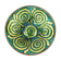 Centerpiece - email of limoges-geometric pattern mid century