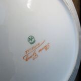 6 old porcelain dessert plates Art Deco Pierre Guez Marseille