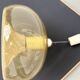 Blown glass paste pendant light, 1970s