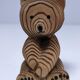 Carved wooden bear Ainu Japan vintage