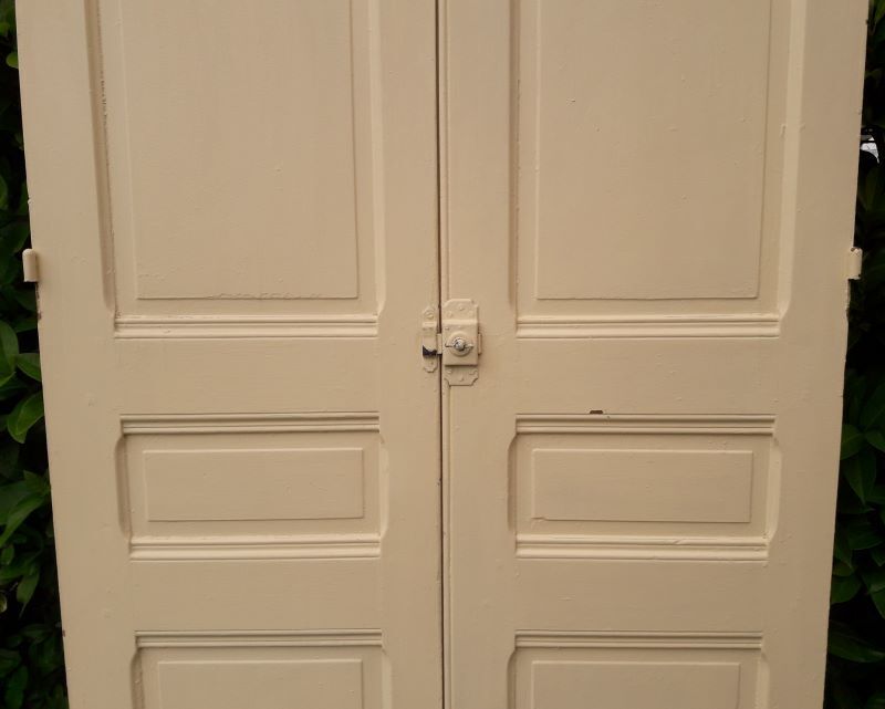 Pair of doors of antique closet