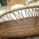 Vintage seventies rattan children's basket.