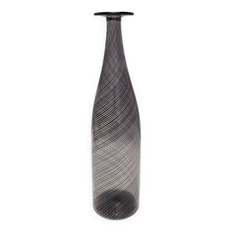 Vintage Murano Glass Vase "Mezza Filigrana" by Dino Martens for Aureliano Toso