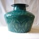 29 cm enamelled copper vase