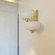 Double fire wall lamp