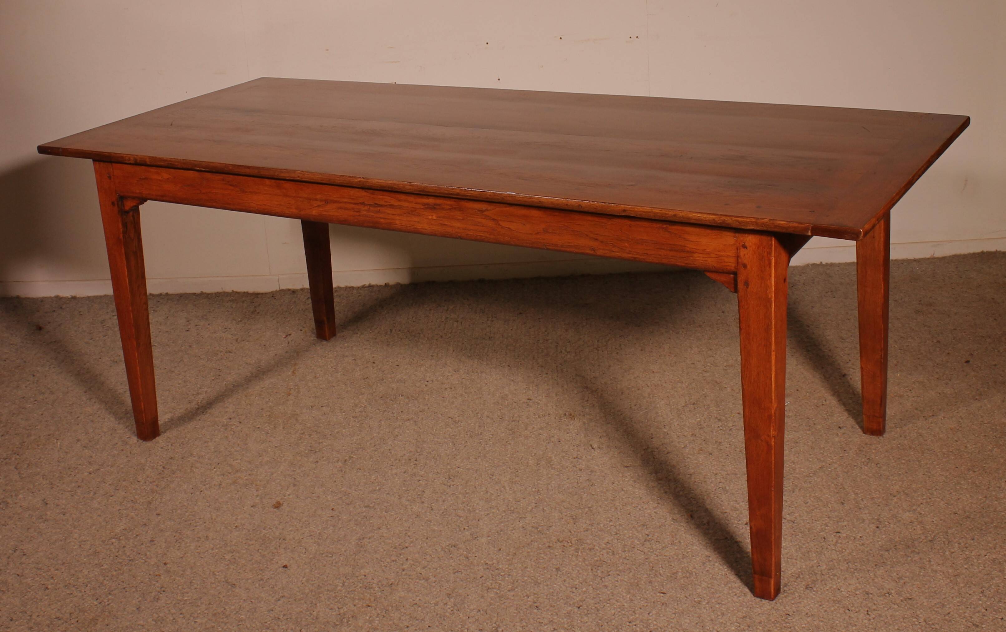 19th Century Oak Farmhouse Table