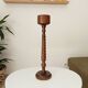 Antique turned wooden ashtray from the 50s/60s