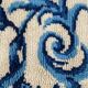 Cogolin carpet hand-knotted vintage France 128x70 cm