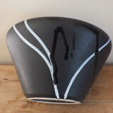 Vintage vase graphic black West Germany