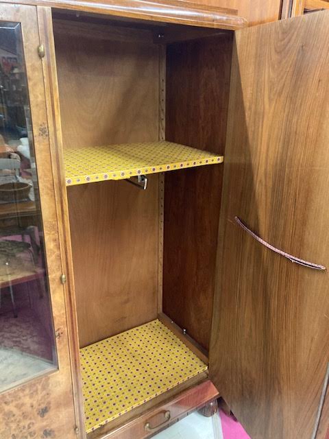 3-door Art Deco wardrobe