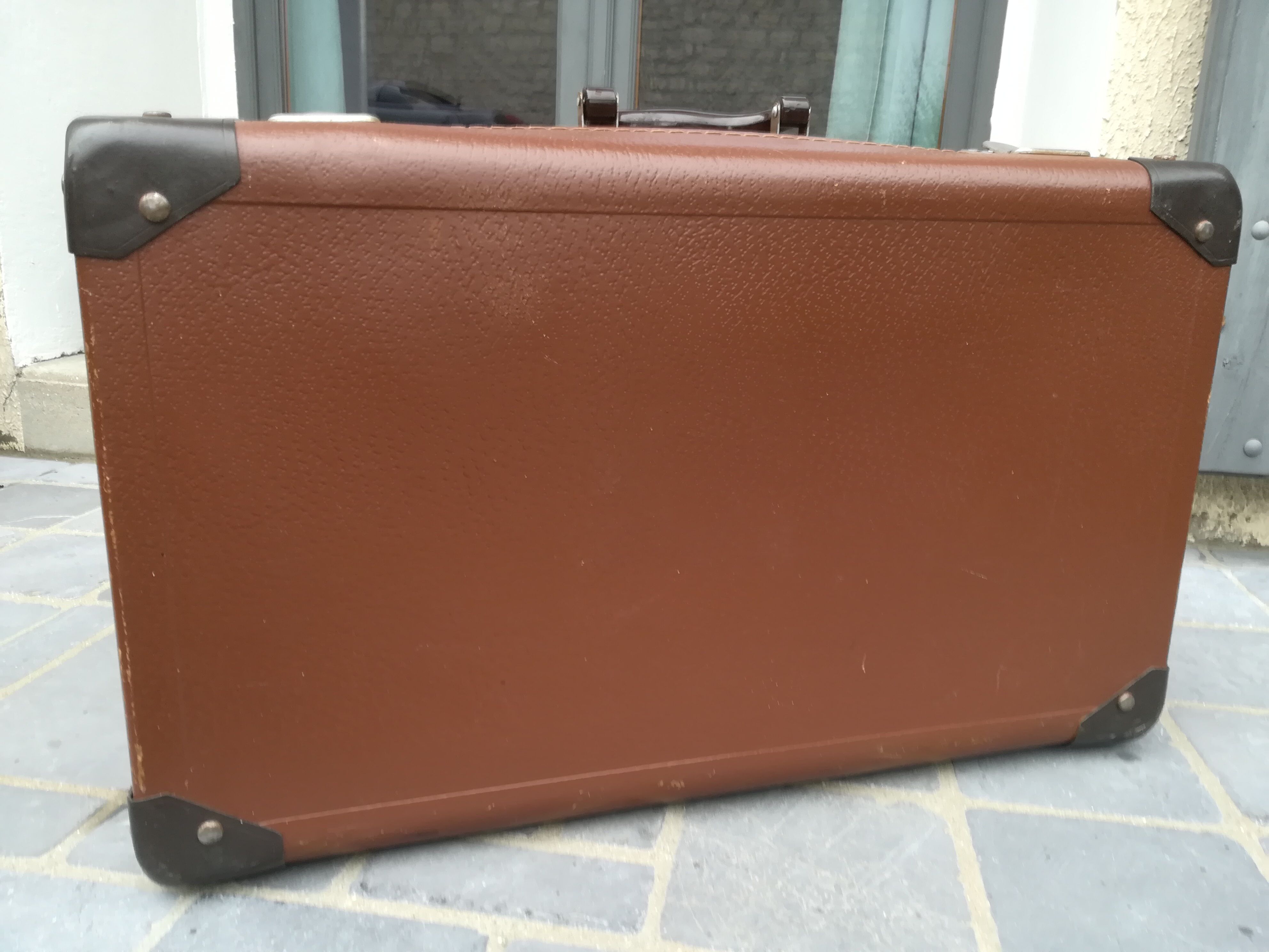 Old cardboard suitcase