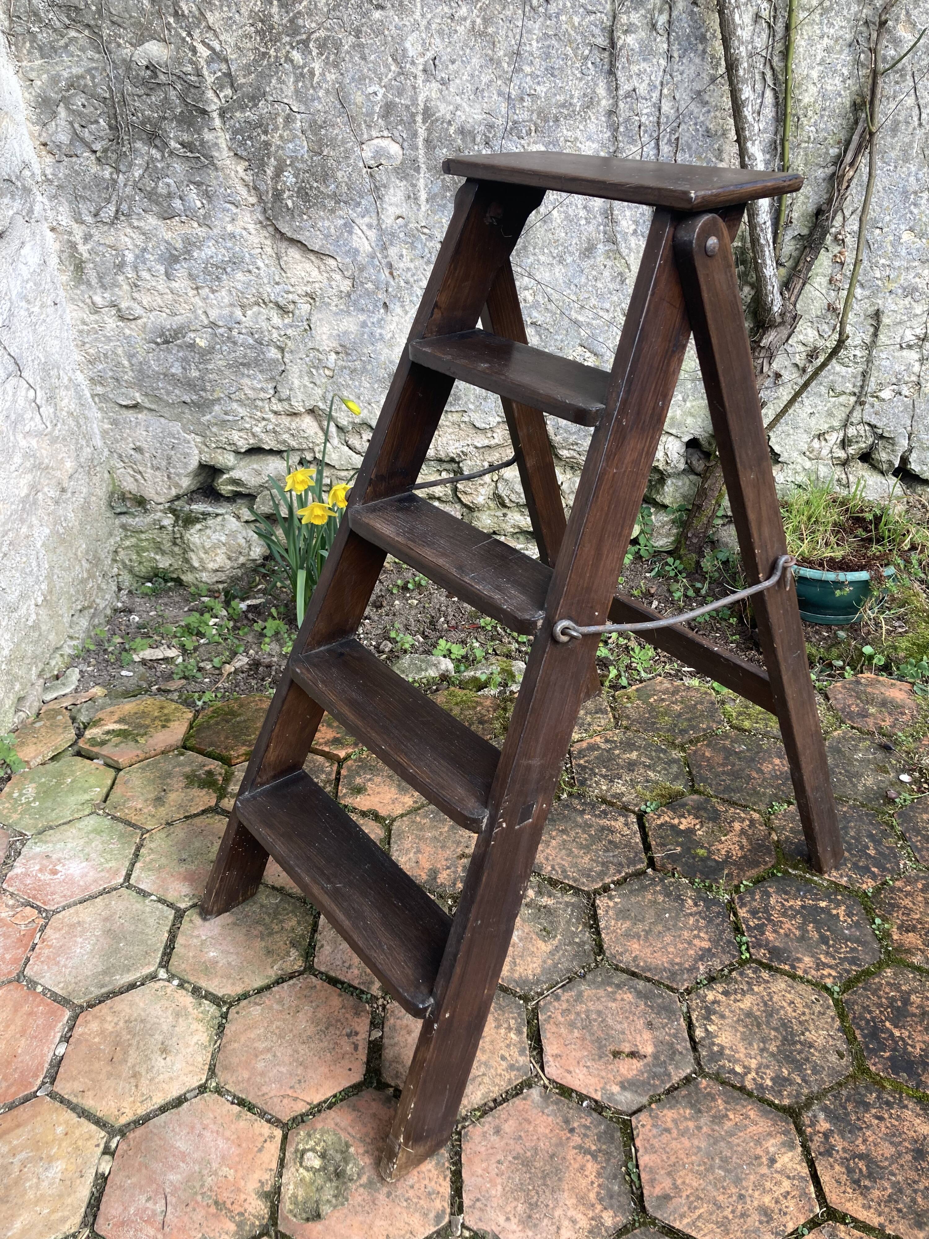 Small vintage stepladder