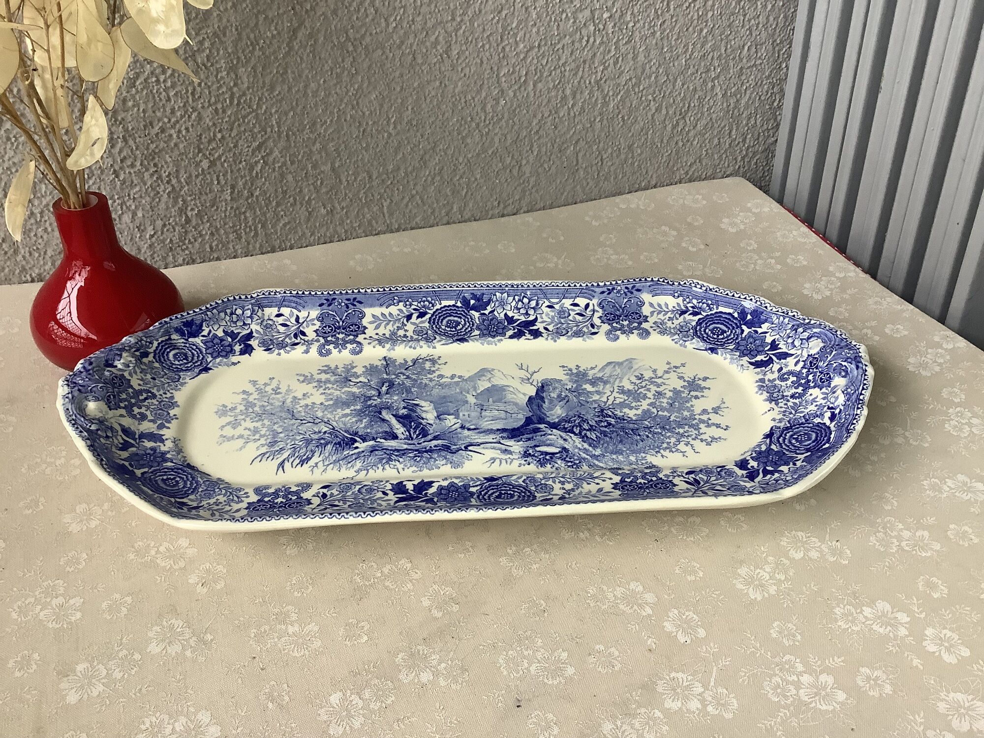 Plat à cake villeroy & boch burgenland signé vbm germany