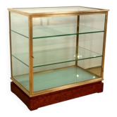 Display Cabinet in Brass and Elm – 1950