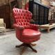 Fauteuil de bureau en cuir 60’S