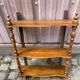 Louis Philippe vintage wall shelf made of solid wood from the 19th century.