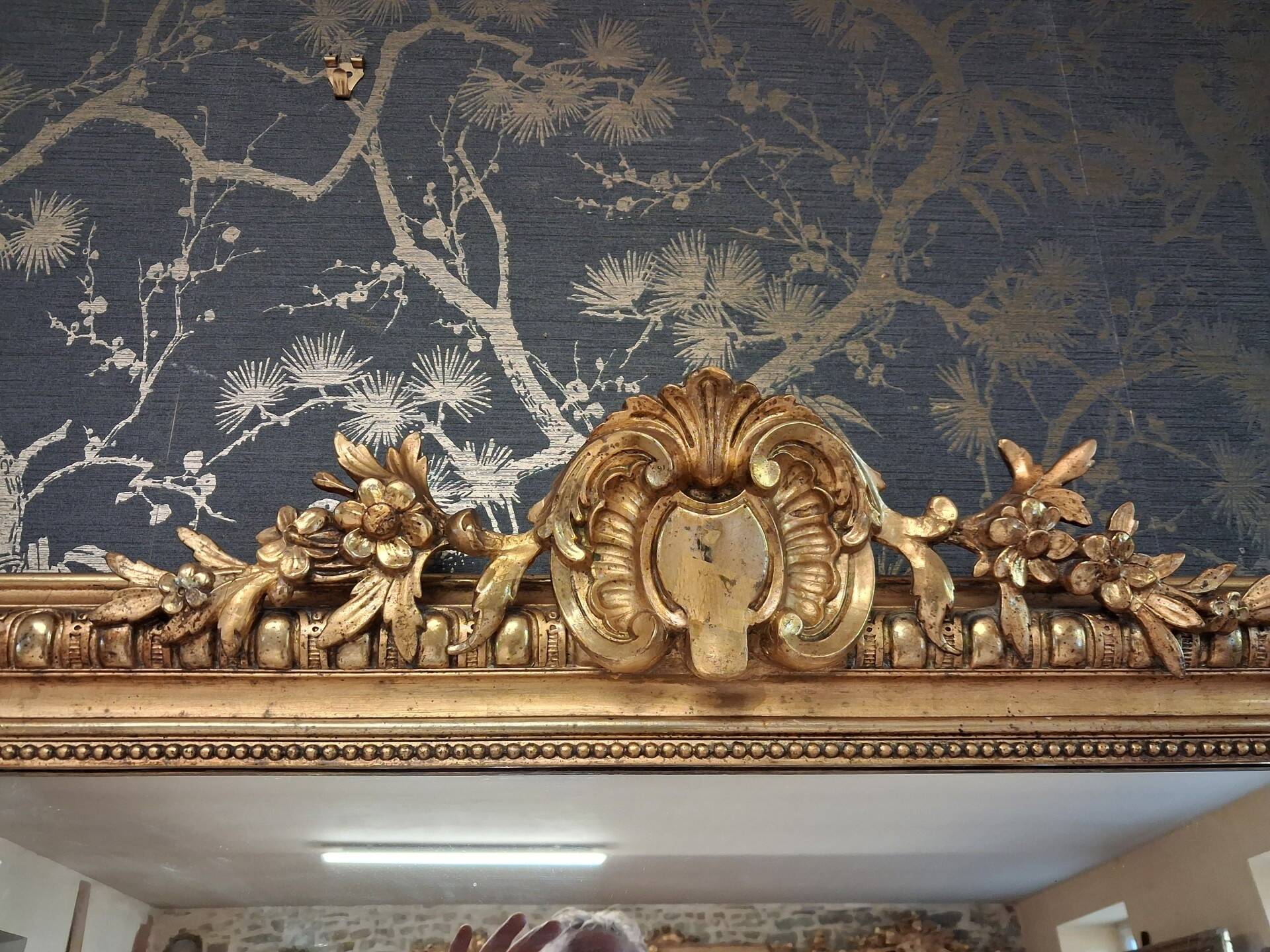 Mirror from the Louis Philippe era 157x98.