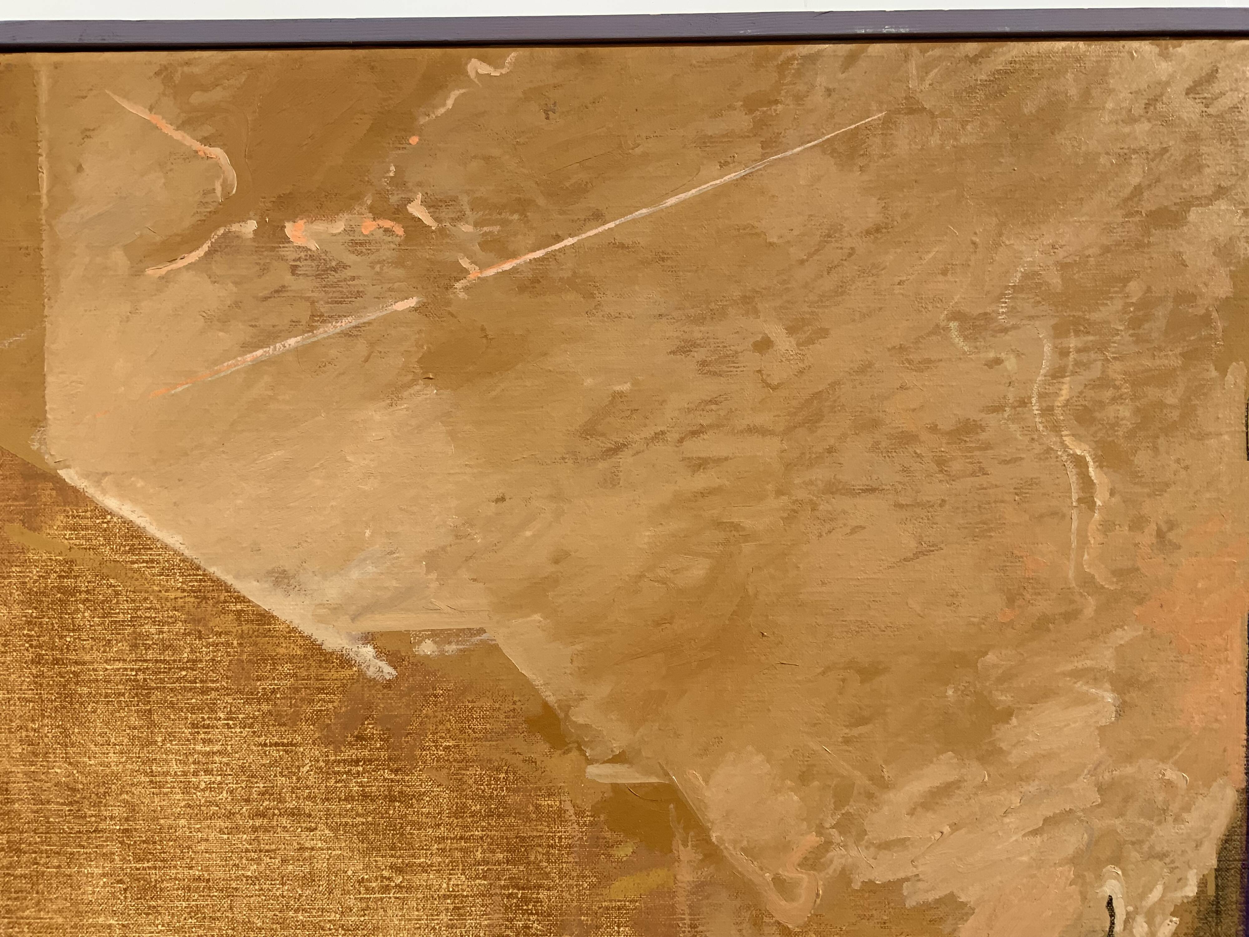 Vintage Surreal oil Painting by Gunar Thoren 1997