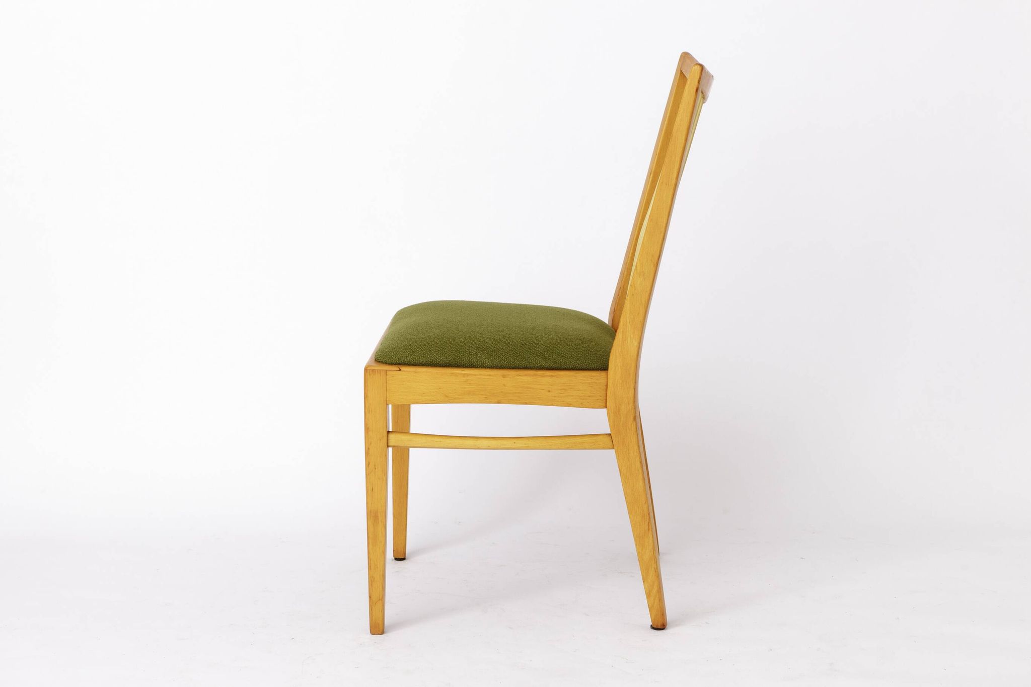 Pair of Vintage 1950s Mid-Century Modern Chairs – Solid Beech Wood & Fresh