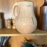 Artisanal terracotta pitcher