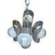 Iconico Lampadario Vintage Anni '70 – Design "Space Age" in Ferro Cromato