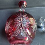 Overlay cut crystal carafe – Cristallerie d’Art Roger Gross Le Clairupt Baccarat